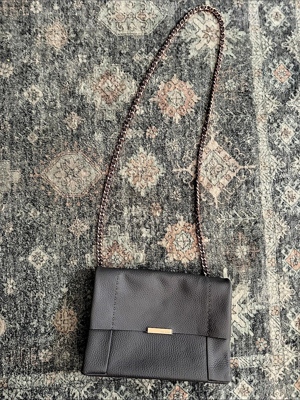 Ted Baker Gray Chain Crossbody NWT